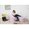 Metallic Cotton Storage Lounger, Charcoal - Kids Seating - 4