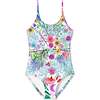 Wild Wing Print Swimsuit, Florals And Multicolors - One Pieces - 1 - thumbnail