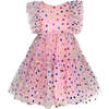 Foil Rainbow Hearts Tulle Dress - Dresses - 1 - thumbnail
