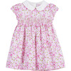 Little Rosie Smocked Dress, Pink Rose - Dresses - 1 - thumbnail