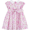 Little Rosie Smocked Dress, Pink Rose - Dresses - 2 - thumbnail