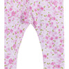 Little Rosie Leggings, Pink Rose - Leggings - 3