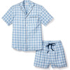 Men's Short Set, Seafarer Tartan - Pajamas - 1 - thumbnail