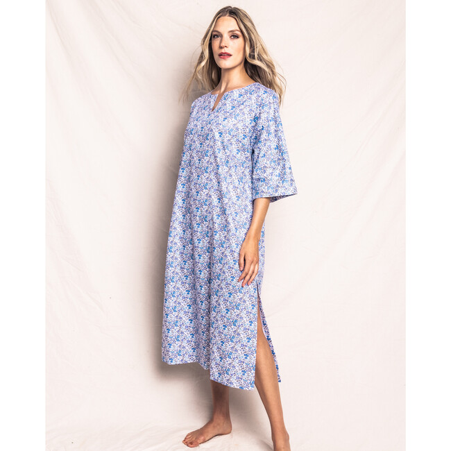 Women's Caftan, Fleur D'Azur - Pajamas - 2