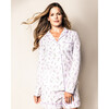 Women's Long Sleeve Short Set, Fields of Provence - Pajamas - 2