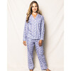Women's Pajama Set, Fleur D'Azur - Pajamas - 2