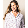Women's Long Sleeve Short Set, Fields of Provence - Pajamas - 3