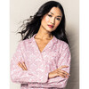 Women's Long Sleeve Short Set, Vintage Rose - Pajamas - 3 - thumbnail