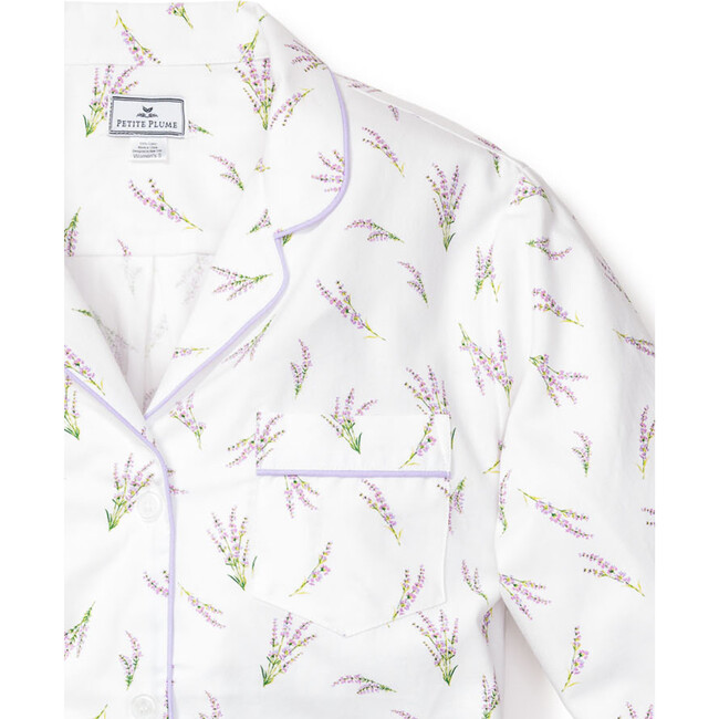 Women's Long Sleeve Short Set, Fields of Provence - Pajamas - 4