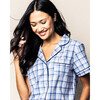 Women's Short Set, Seafarer Tartan - Pajamas - 3