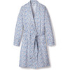 Women's Robe, Fleur D'Azur - Robes - 1 - thumbnail