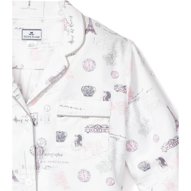 Women's Short Set, Paris Musings - Pajamas - 4