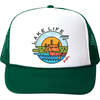 Lake Life Cap, Green - Hats - 1 - thumbnail