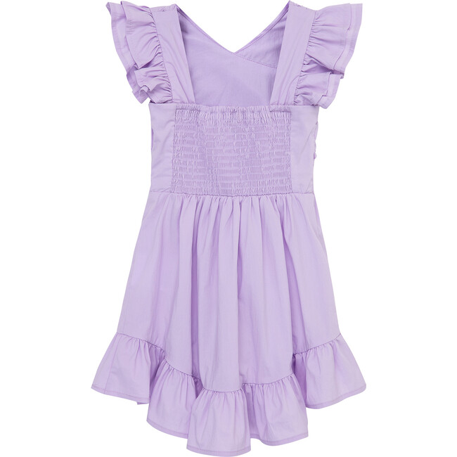 Wrap High-Low Dress, Purple - Dresses - 2