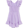 Wrap High-Low Dress, Purple - Dresses - 2