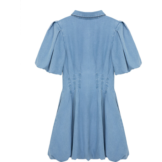 Bubble Fit & Flare Dress, Chambray - Dresses - 2