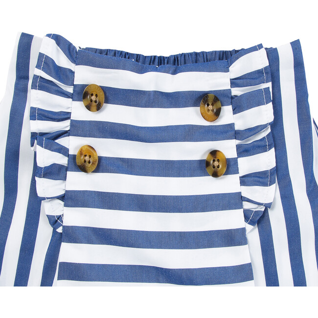 Keyhole Top & Skort Set, Blue - Mixed Apparel Set - 4