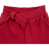 Ponte Knit Short Set, Red - Mixed Apparel Set - 4 - thumbnail