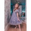 Wendy Puff Sleeve Zipper Dress, Blue Star - Dresses - 2