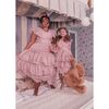 Emmylou V-Neck Flutter Sleeve Dress, Pink - Dresses - 3