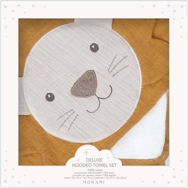 Petit Lion Towel And Washcloth Set - Washcloths & Hand Towels - 3