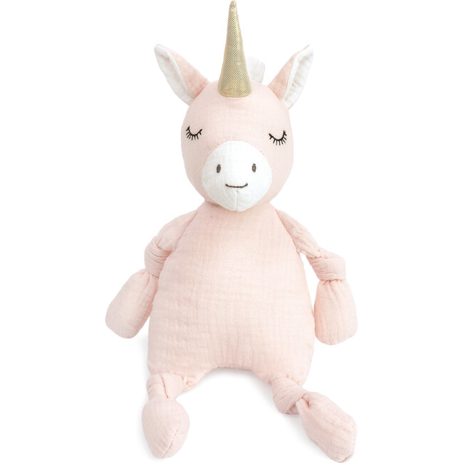 Dreamy Unicorn Muslin Knotted Soft Doll