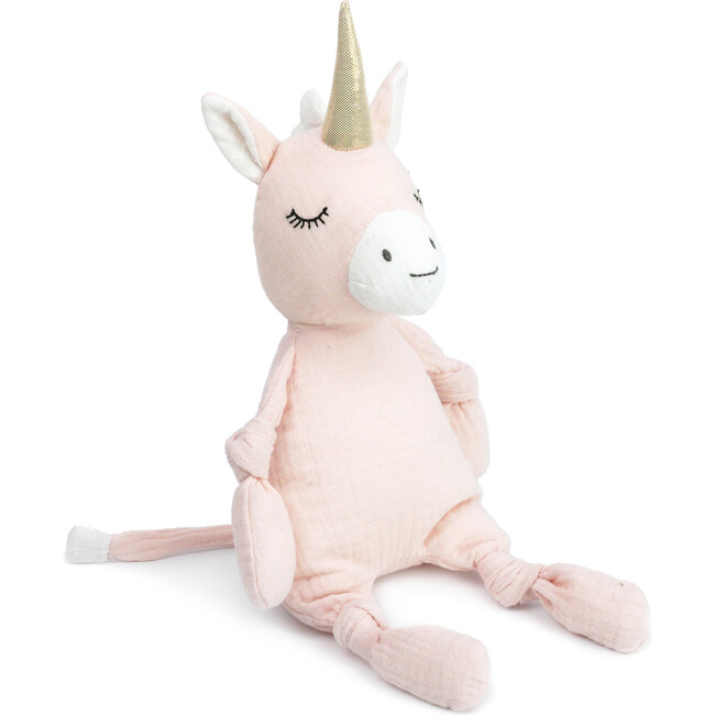 Dreamy Unicorn Muslin Knotted Soft Doll