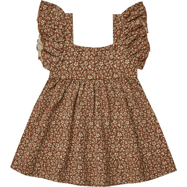 Mariposa Dress Chocolate Floral - Rylee + Cru Dresses | Maisonette