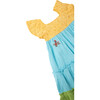 Embroidered Color-Blocked Dress, Multicolors - Dresses - 3
