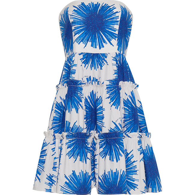 Women's Torres Starburst Mini Strapless Dress, Blue - Dresses - 1