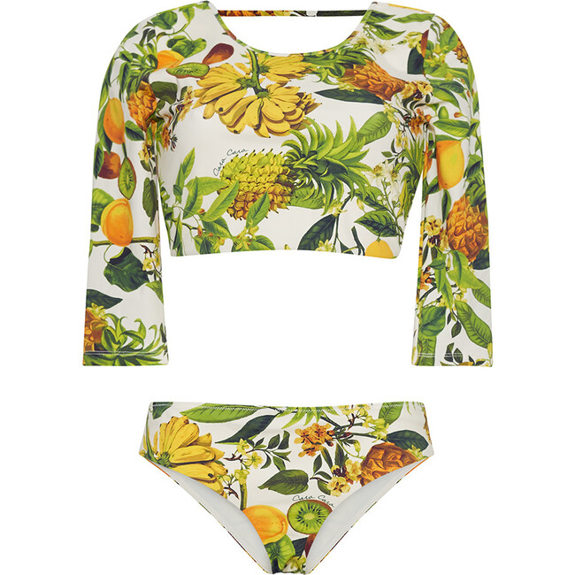 Women's Dunmore Bikini Top, Bananas Print - Two Pieces - 2