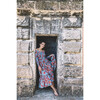 Women's Skylar Square Neck Dress, Nippon Blue Coral - Dresses - 2