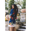 Women's Montauk Billowy Sleeve Zipped Dress, Floral Alley - Dresses - 2