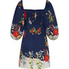 Women's Montauk Billowy Sleeve Zipped Dress, Floral Alley - Dresses - 3