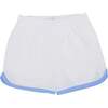 Set Point Shorts, Wimbledon White With Pebble Periwinkle - Shorts - 1 - thumbnail
