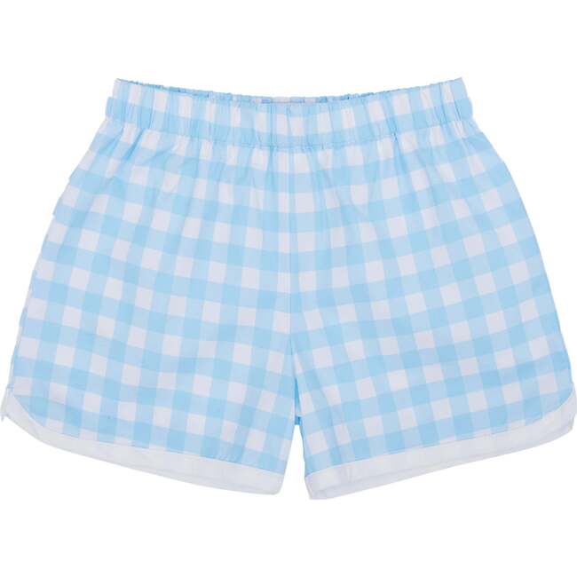 Set Point Shorts, Bellevue Blue Gingham - Shorts - 1