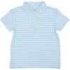 Match Point Polo Shirt, Bellevue Blue Stripe - Polo Shirts - 1 - thumbnail