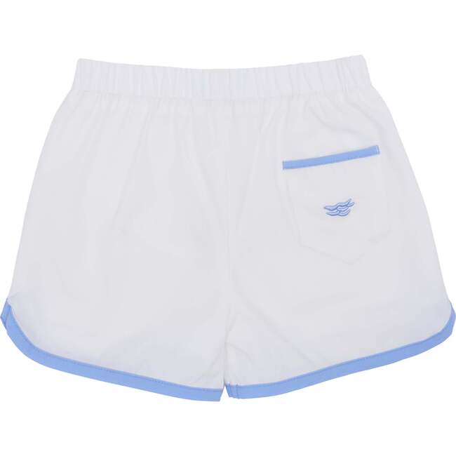 Set Point Shorts, Wimbledon White With Pebble Periwinkle - Shorts - 5
