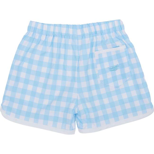 Set Point Shorts, Bellevue Blue Gingham - Shorts - 5