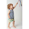BLUE STRIPE TERRY TANK12m - Tank Tops - 2