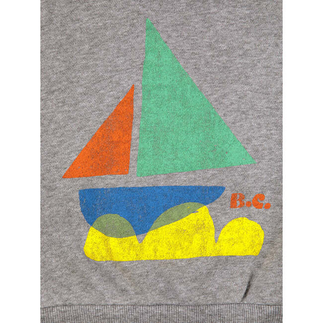 Multicolor Sail Boat Swearshirt - Sweatshirts - 3