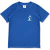 Twin Peaks Short Sleeve Rash Top, Blue - Rash Guards - 1 - thumbnail
