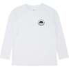 Icon Long Sleeve Rash Top, White - Rash Guards - 1 - thumbnail