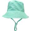 Suns Out Reversible Bucket Hat, Beach Glass And White - Hats - 1 - thumbnail