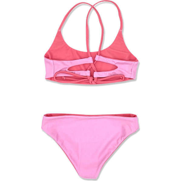Waverly Reversible Bikini, Pink And Pink - Two Pieces - 2