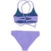 Waverly Reversible Bikini, Lavender And Navy - Two Pieces - 3 - thumbnail