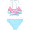 Waverly Reversible Bikini, Blue And Pink - Two Pieces - 3 - thumbnail