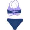 Waverly Reversible Bikini, Lavender And Navy - Two Pieces - 4