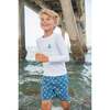 Fin Long Sleeve Rash Top, White - Rash Guards - 2