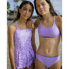 Waverly Reversible Bikini, Lavender And Navy - Two Pieces - 5
